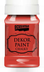 Pentacolor Dekor krétafesték 100 ml piros