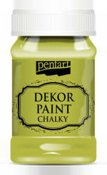 Pentacolor Dekor krétafesték 100 ml sárgászöld