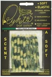 Righetti Bait System Naluci RIGHETTI Camola Normale X-Soft 7.5cm Mix Worm Green Fish, 9buc/plic (5940000627676)