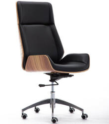 GreenSite Aron, forgó irodai szék, 58x119x50 cm, dió- fekete
