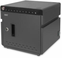 ASSMANN Digitus DN-45004 tároló/töltő kocsi és szekrény mobileszközökhöz Hordozható eszközrendező doboz Fekete (DN-45004) (DN-45004)