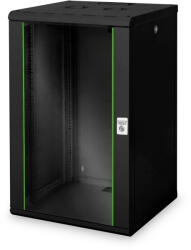 ASSMANN 20U wall mounting cabinet, Unique 998x600x600 mm, color black (RAL 9005) (DN-19 20U-6/6-SW) (DN-19 20U-6/6-SW)