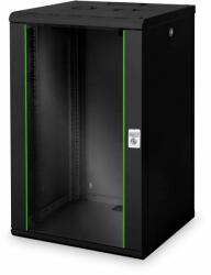 ASSMANN 20U wall mounting cabinet, Unique 998x600x600 mm, color black (RAL 9005) (DN-19 20U-6/6-SW)