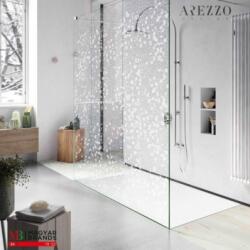 AREZZO design premium üvegfal FORIO Grey Glass Black 900x2000 (AR-FO90200GW)