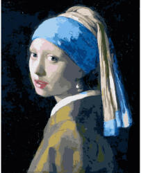 Criando Picturi pe numere Portret, 40x50 cm, Infatisare Delicata, PDP3665 (PDP3665_5040) Carte de colorat