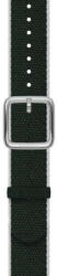 Withings Recycled Woven PET Wristband 18mm Khaki Green, White & Silver (3700546706608)