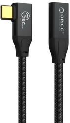 ORICO Cablu prelungitor Orico CLY32 100W USB Type-C male - USB Type-C female 1m, Negru (CLY32-10-BK)