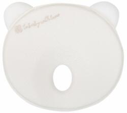 Kikkaboo Airknit memóriahabos laposfejűség elleni párna maci fehér