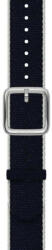 Withings Recycled Woven PET Wristband 18mm Navy Blue, White & Silver (3700546706585)