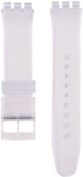 Ricardo Curea unisex din silicon transparent pentru ceas Swatch 17 mm