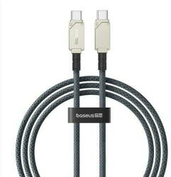 Baseus Cablu Baseus Unbreakable Series, Incarcare rapida, USB-C la USB-C, 100W, 1m, Alb (P10355800221-00) - vexio