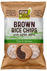 RiceUP! rizs chips chia&quinoa 60g