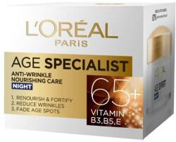 L'Oréal Ingrijire Ten Age Specialist 65+ Crema De Noapte Antirid Hranitoare Fata 50 ml Crema antirid contur ochi