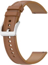 Techsuit Curea pentru Samsung Galaxy Watch 4/5/Active 2, Huawei Watch GT 3 (42mm)/GT 3 Pro (43mm) - Techsuit Watchband (W048) - Brown (KF2317688) - pcone