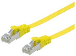 Equip 607667 hálózati kábel Sárga 0, 5 M Cat6a U/FTP (STP) (607667) (607667)