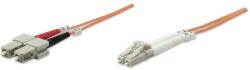 Intellinet 1.0m LC-SC M/M száloptikás kábel 1 M OM1 Narancssárga (471251) (471251) - xupe