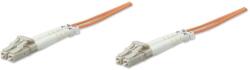 Intellinet 1.0m LC M/M száloptikás kábel 1 M OM1 Narancssárga (471206) (471206)