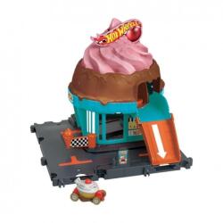 Mattel Hot Wheels City - Belvárosi autós fagyizó játékszett (HDR24-HTN77)