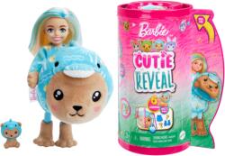 Mattel Barbie Cutie Reveal Chelsea meglepetés baba - Állatos jelmezek - Maci-Delfin (HRK30) (HRK30)