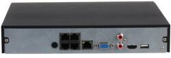 Dahua NVR4104HS-P-EI /4 csatorna/H265+/80 Mbps rögzítés/AI/1x Sata/4x PoE/WizSense hálózati rögzítő(NVR) (NVR4104HS-P-EI) - hyperoutlet