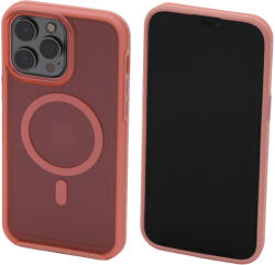 FixPremium - Tok Clear a MagSafe-el - iPhone 14 Pro Max, peach pink