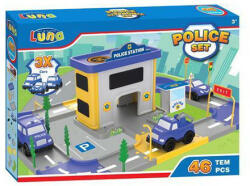 Luna Rendőrségi parkolóház játékszett 46db-os 000622087