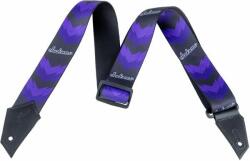Jackson Strap with Double V Pattern Black/Purple