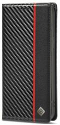 FixPremium - Tok Carbon Wallet - iPhone 13 Pro Max, fekete