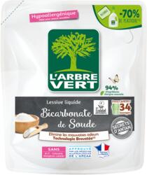 L'Arbre Vert folyékony mosószer utántöltő szódabikarbónával 1530 ml - vital-max
