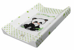  Babastar puha 2 ékes pelenkázó lap 50*70 cm - zöld panda
