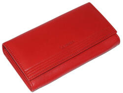 SLM La Scala nagyméretű, női piros színű bőr pénztárca 18, 5 × 10 cm (SLM-TGN31-RED)