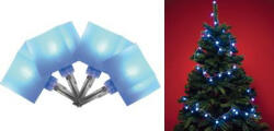 Somogyi Elektronic 40 LED-es KOCKA fényfüzér, kék. KLC 48/BL (KLC 48/BL)