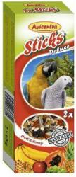 Avicentra pálcika nagy papagáj - gyümölcs+méz 2db