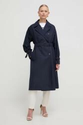 Max Mara kabát női, sötétkék, átmeneti, kétsoros gombolású - sötétkék 36