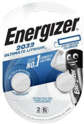 Energizer ULTIMATE CR2032/2BP 3V Lithium gombelem (Energizer-ULTIMATE-CR2032-2)