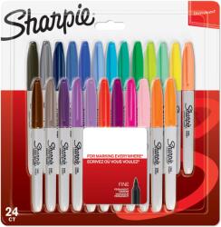 Sharpie Комплект перманентни маркери Sharpie, F, 24 цвята, блистер (27671-А-2065405)