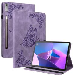 ART BUTTERFLY Husă portofel pentru Lenovo Tab P12 violet