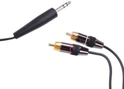 Componenteonline Cablu jack stereo 6.3 mm tata-2 x RCA tata, L101730