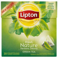 Lipton Zöld tea LIPTON Fresh Nature 20 filter/doboz - papir-bolt
