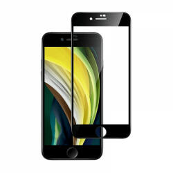 HIMO Folie de sticla 3D full size curbata pentru iPhone SE 2020 / iPhone 8 / iPhone 7, negru (GLASS874)