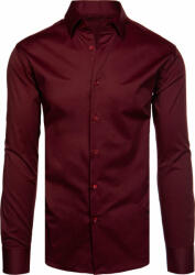  Bordó egyszínű ing DX2497 Méret: XL