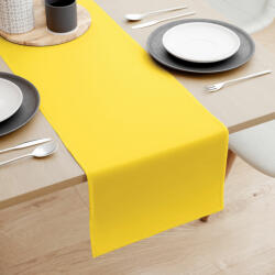 Goldea pamut asztali futó - sárga 20x160 cm