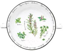 Easy Life Porcelán tál füllel - 20cm - Herbarium