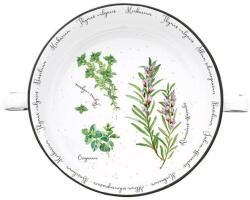 Easy Life Porcelán tál füllel - 12cm - Herbarium