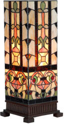 Clayre & Eef Veioza Tiffany polirasina sticla multicolora 18x18x45 cm (5LL-6314)