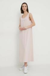 Calvin Klein ruha rózsaszín, maxi, harang alakú - rózsaszín L