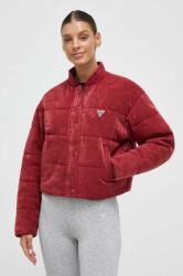 Guess rövid kabát női, piros, téli, oversize - piros XL