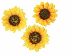 Capete floarea soarelui artificiale pentru aranjamente florale set 12 buc (3007)