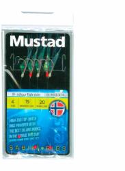 MUSTAD Taparina Mustad Bi Colour Fish Skin Nr. 8, 5 Buc Plic (m.cl.rig6.8)