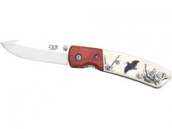 Joker Briceag Joker lama blocabila, inoxidabila, 7.5 cm, maner decorat Woodcock (JKR0367)